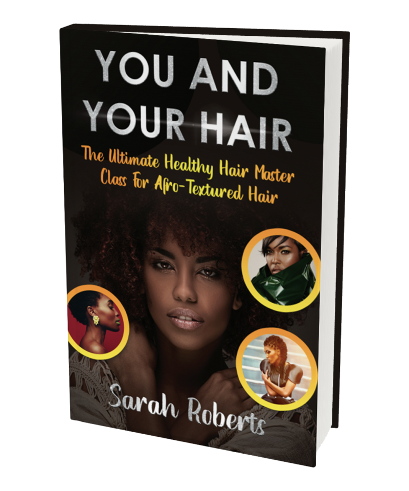 Mockup image of the book "You and Your Hair" by author Sarah Roberts